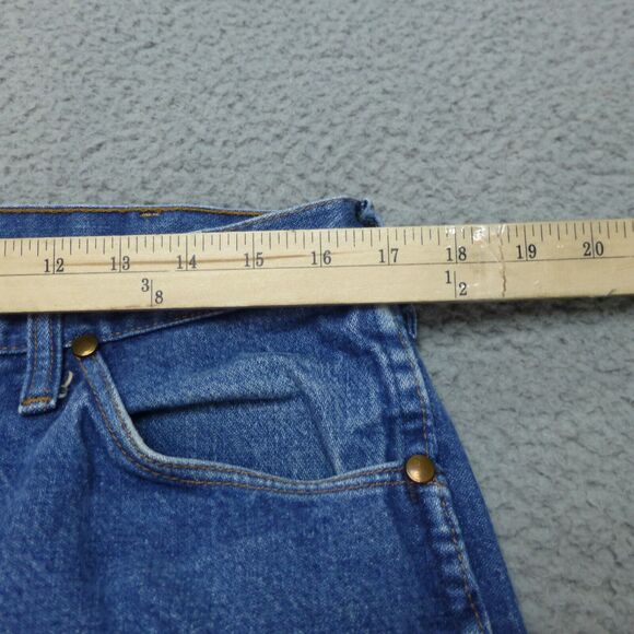 Wrangler Men's Straight Jeans - Blue - Picture 6 of 11